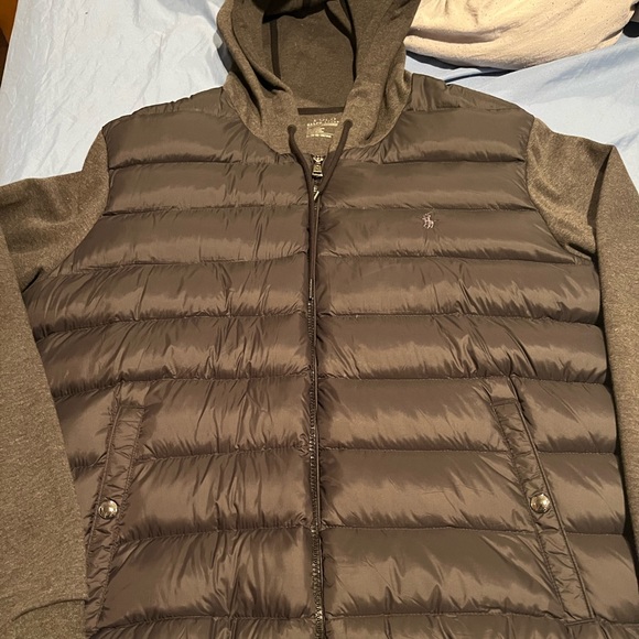 Polo Ralph Lauren Other - Ralph Lauren Polo Performance Zip Up Sweatshirt Puffer Jacket